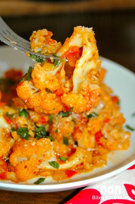 Mediterranean style cauliflower 