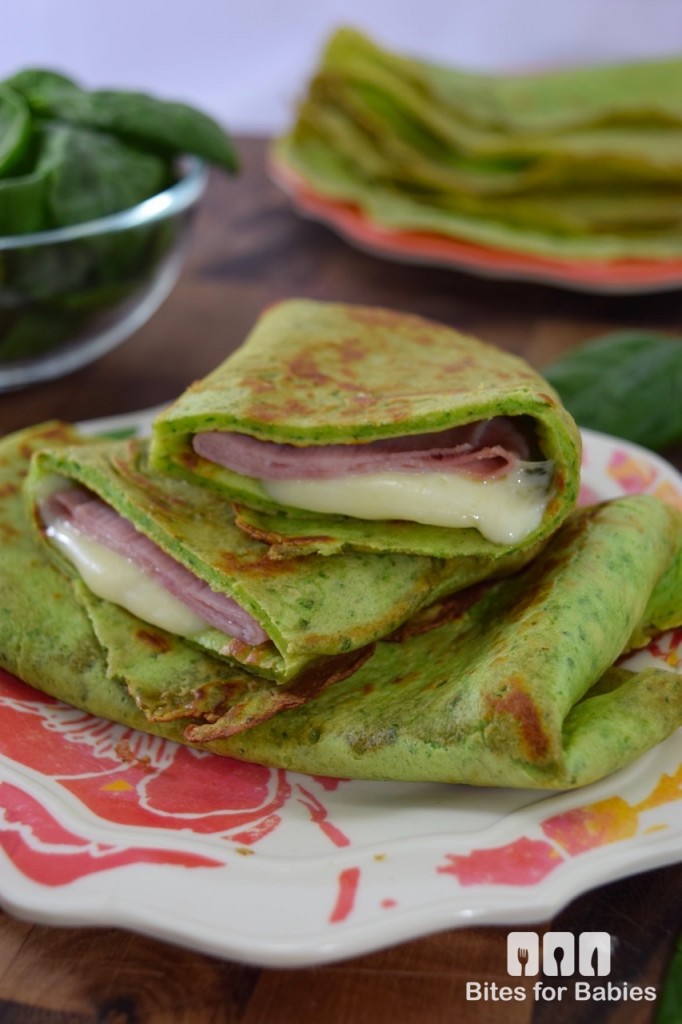 Savoury Spinach Crepes