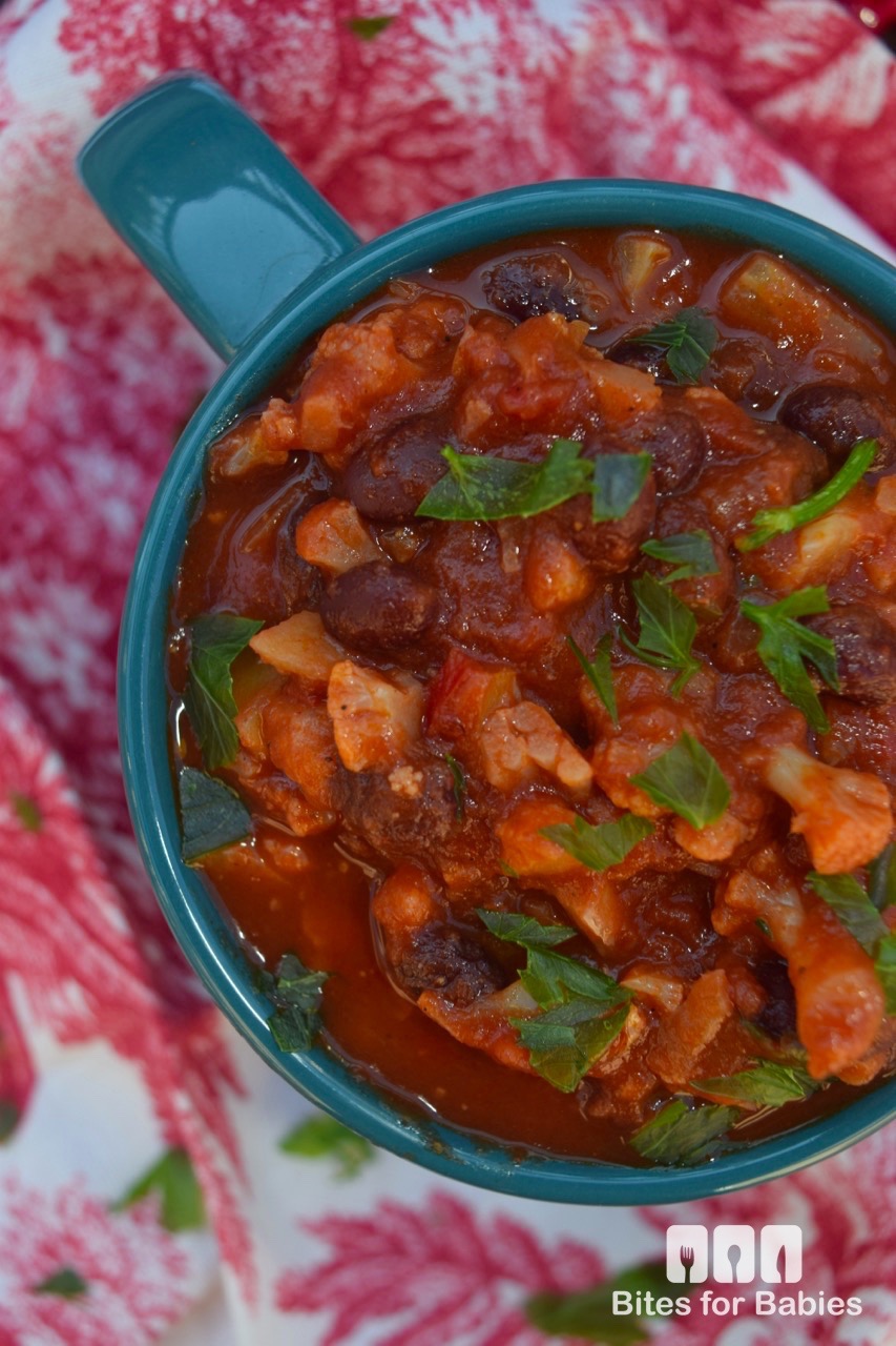 Vegan Cauliflower Black Bean Chili Bites for Foodies