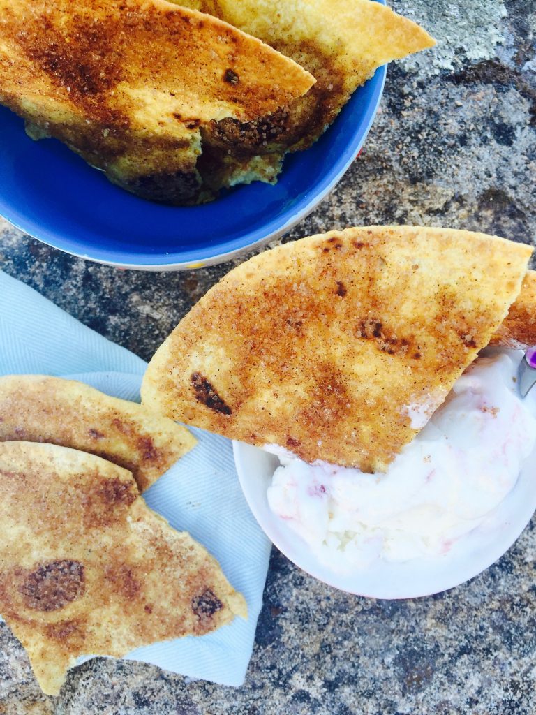 Cinnamon Sugar Tortilla Crisps