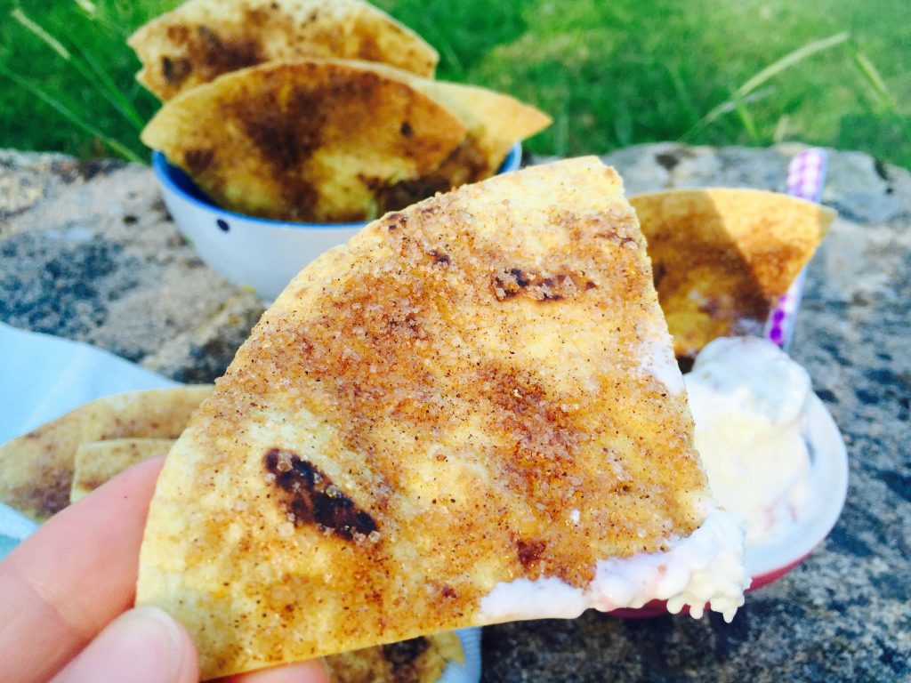 Cinnamon Sugar Tortilla Crisps