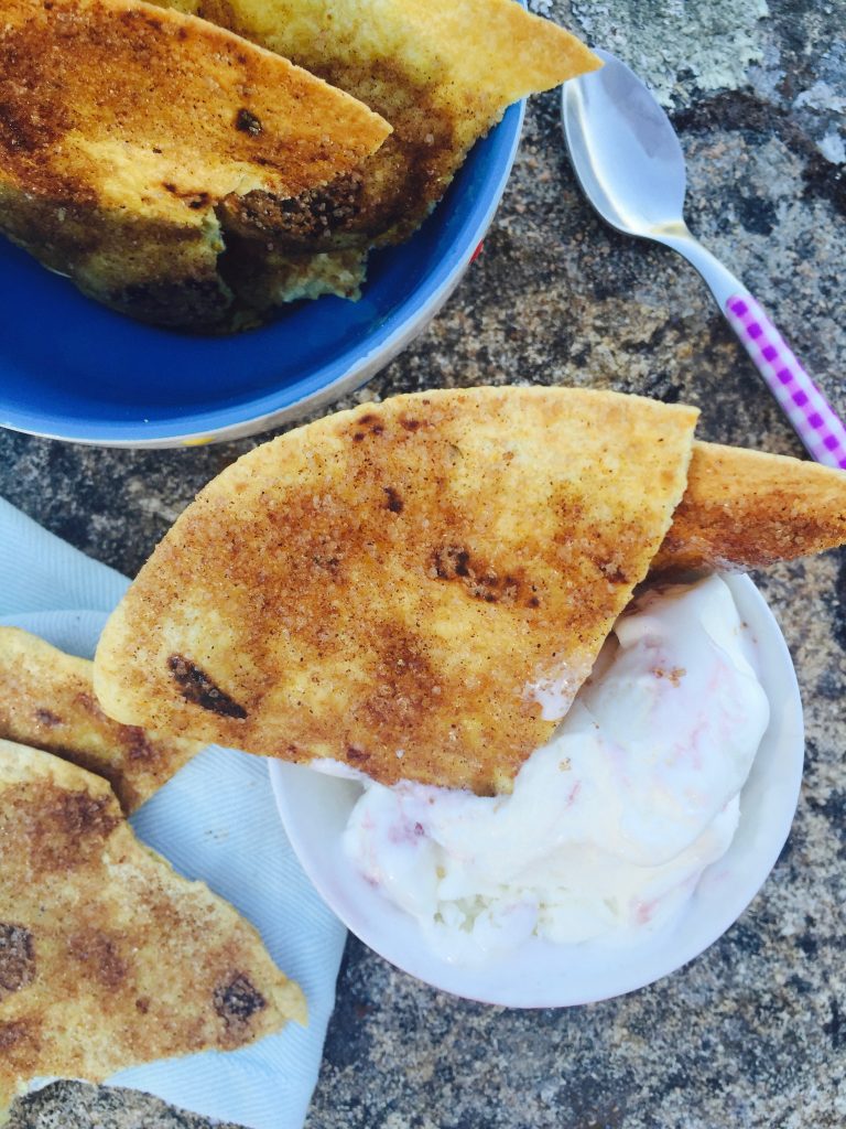 Cinnamon Sugar Tortilla Crisps