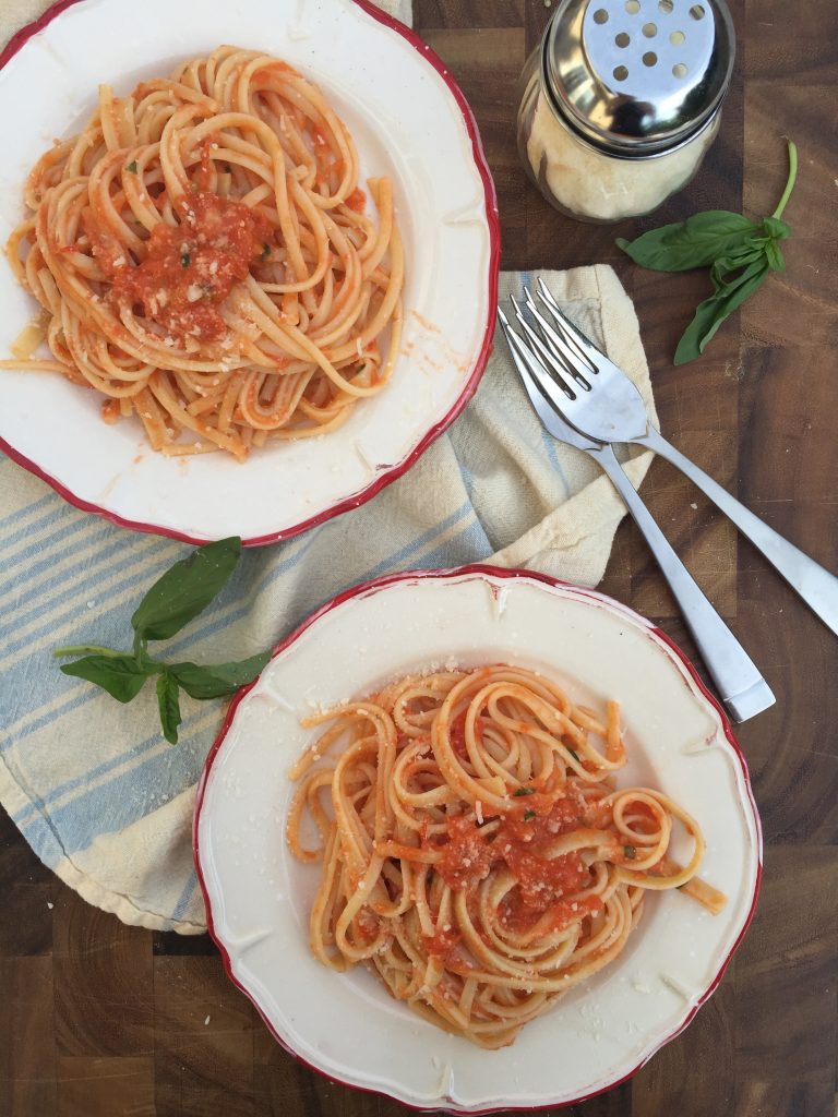 Roasted Tomato Fettucine