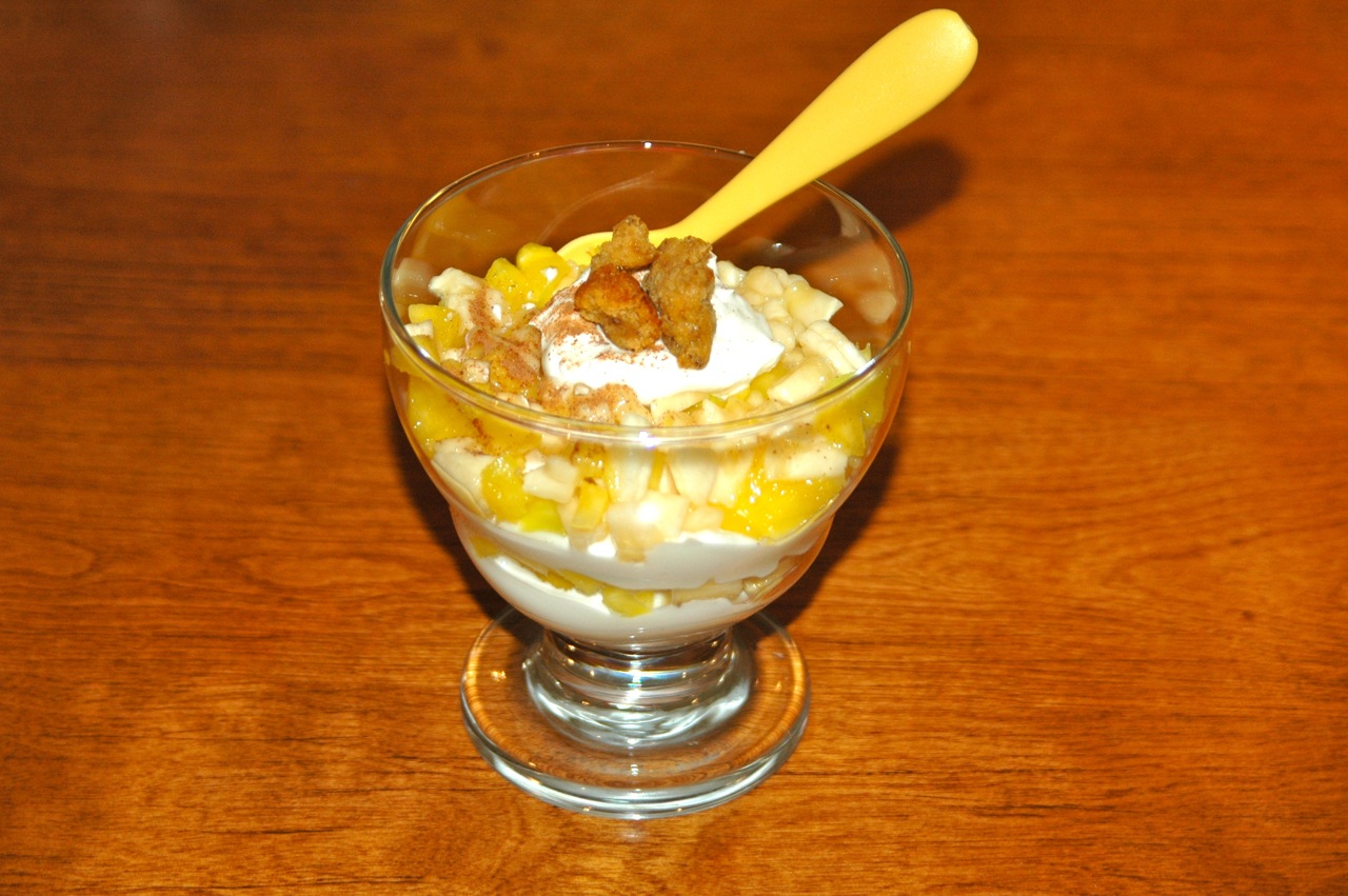 Mango Banana Parfait