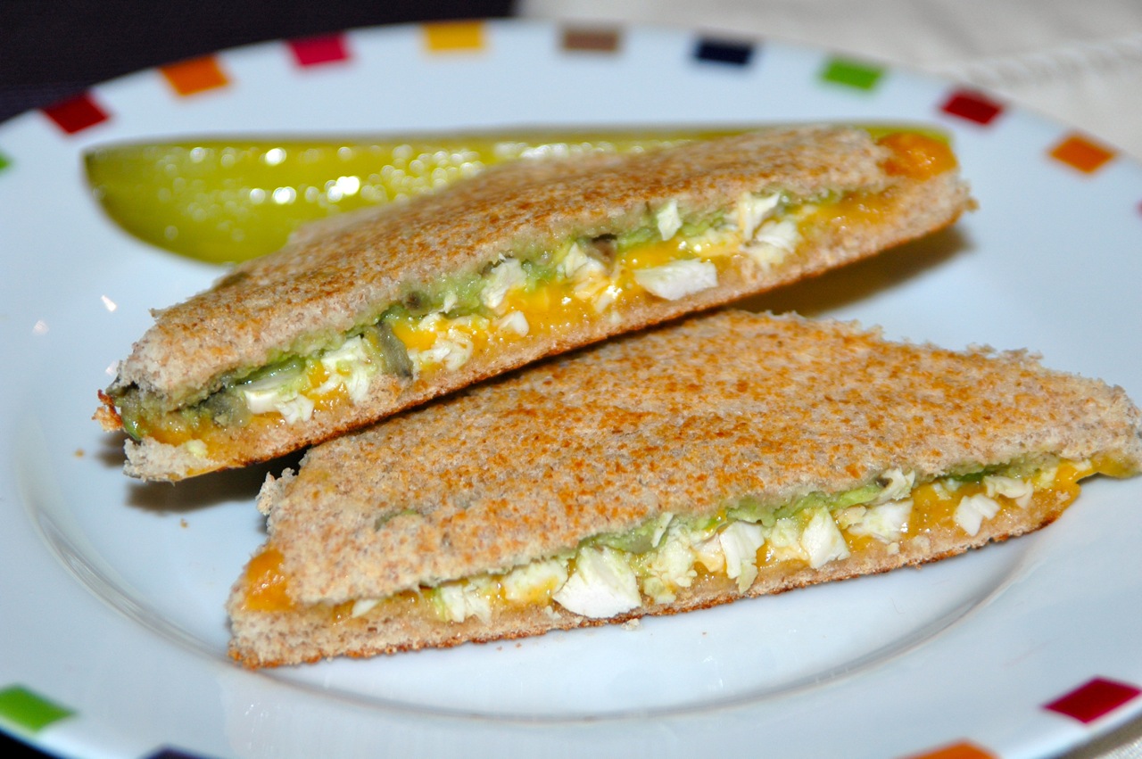 Chicken Avocado and Cheddar Sammie