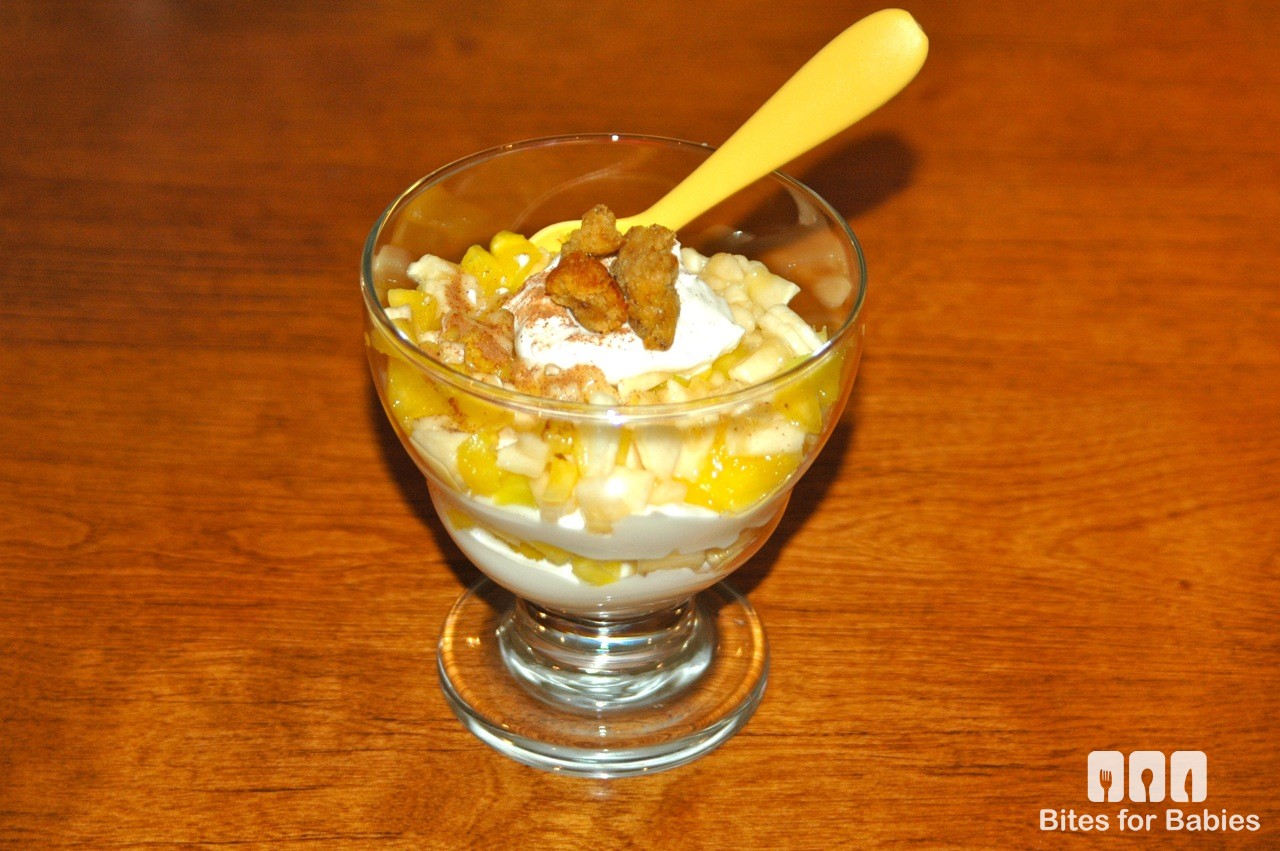 Apple Crumble Yogurt Parfait