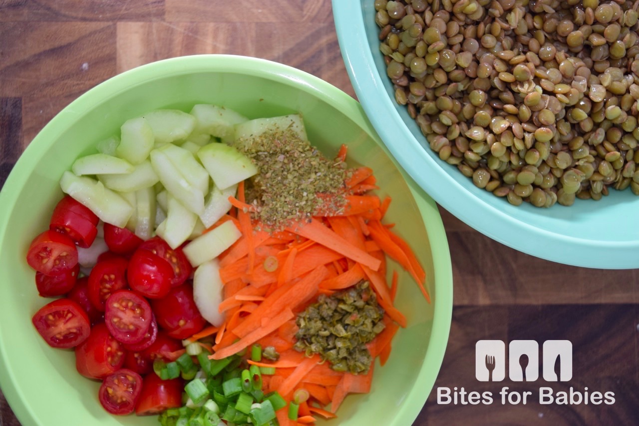 Fresh Lentil Salad Bites for Foodies
