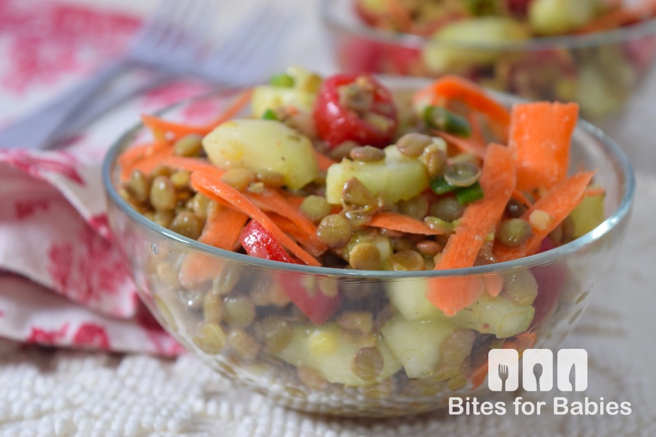 Fresh Lentil Salad Bites for Foodies