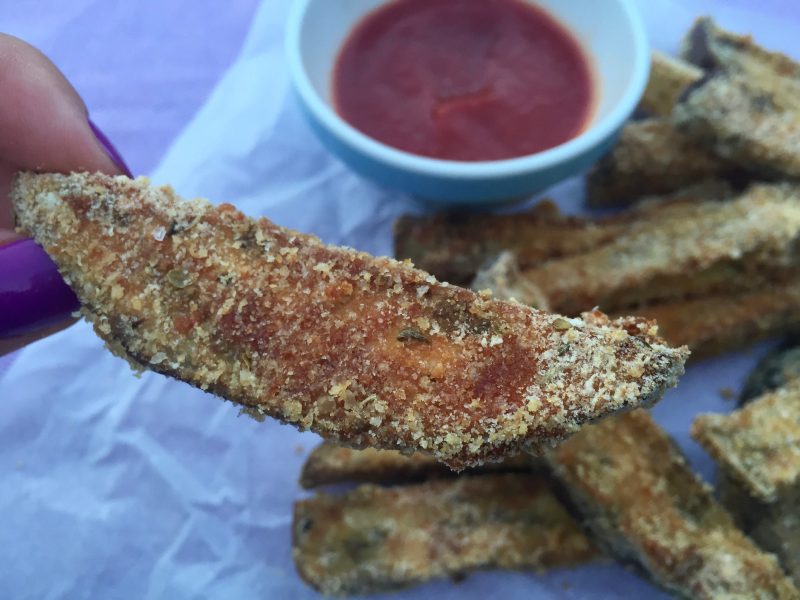 Crispy Baked Eggplant Fries Bites for Foodies