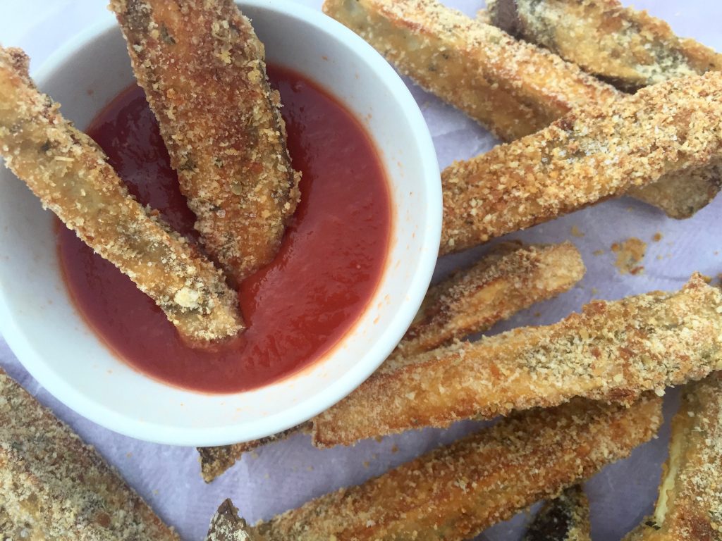 Crispy Baked Eggplant Fries Bites for Foodies