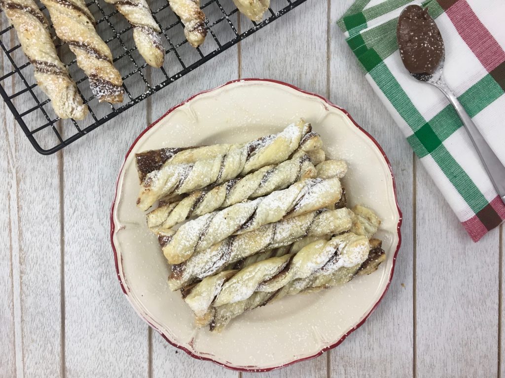 Easy Puff Pastry Nutella Twists - Bites for Foodies